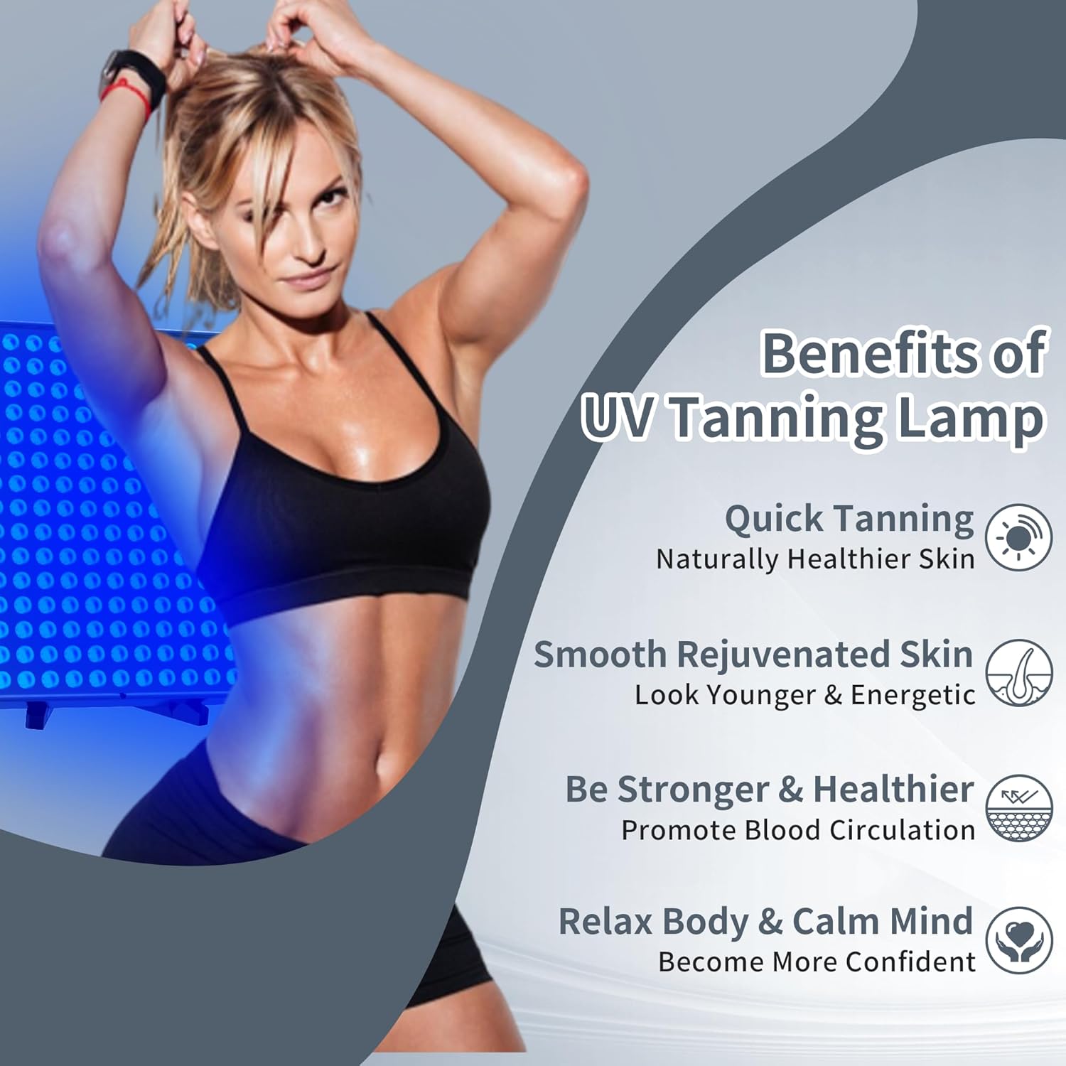 UV Beauty Tanning Light Sun Solarium Lamp 1.0