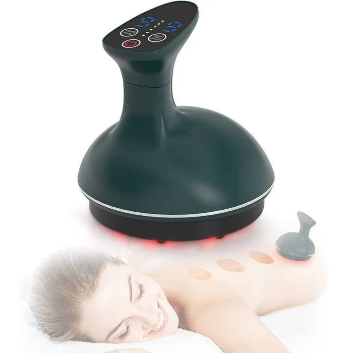 Cupping Control Kit KTS 3-in-1 Cupping Therapy Kit - Electric Massage with Red Light and ...