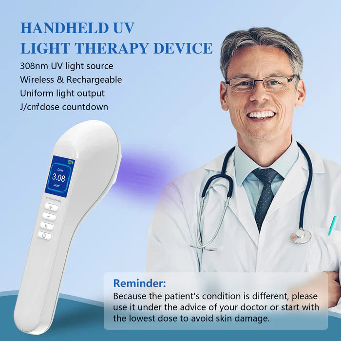 KTS Handheld UVB Vitiligo/Psoriasis Light Therapy Device