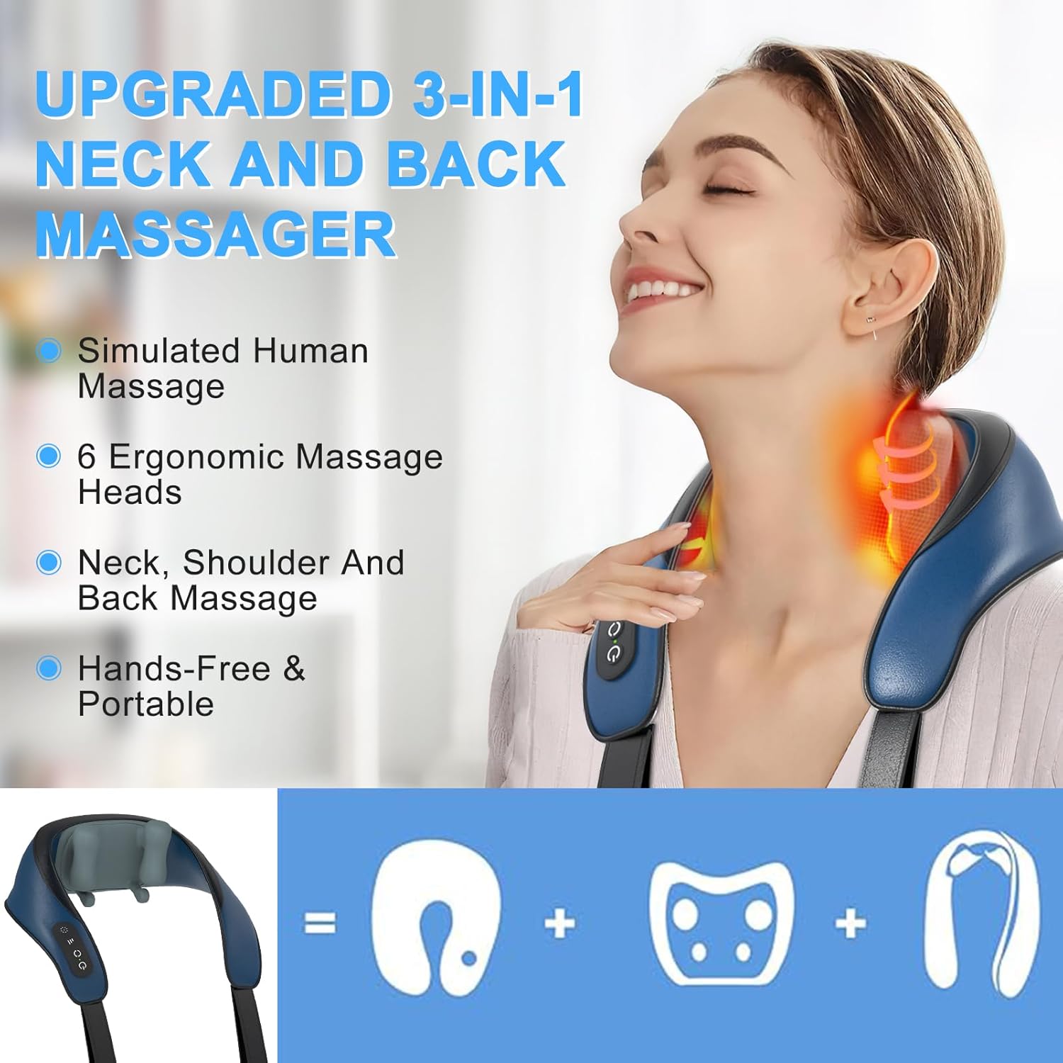 KTS Shoulder and Neck Massager for Pain Relief