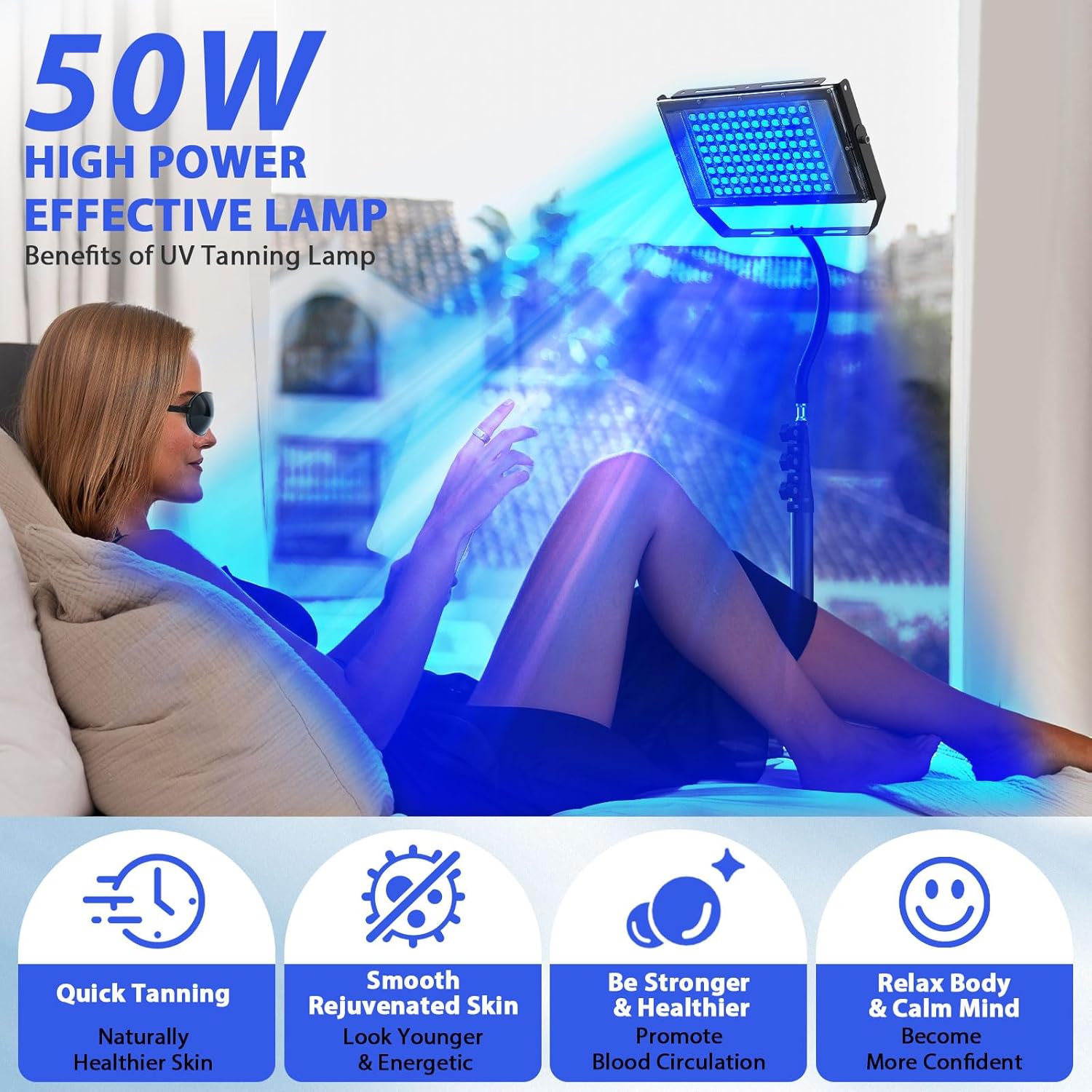 Tanning Lamp Solarium for Home