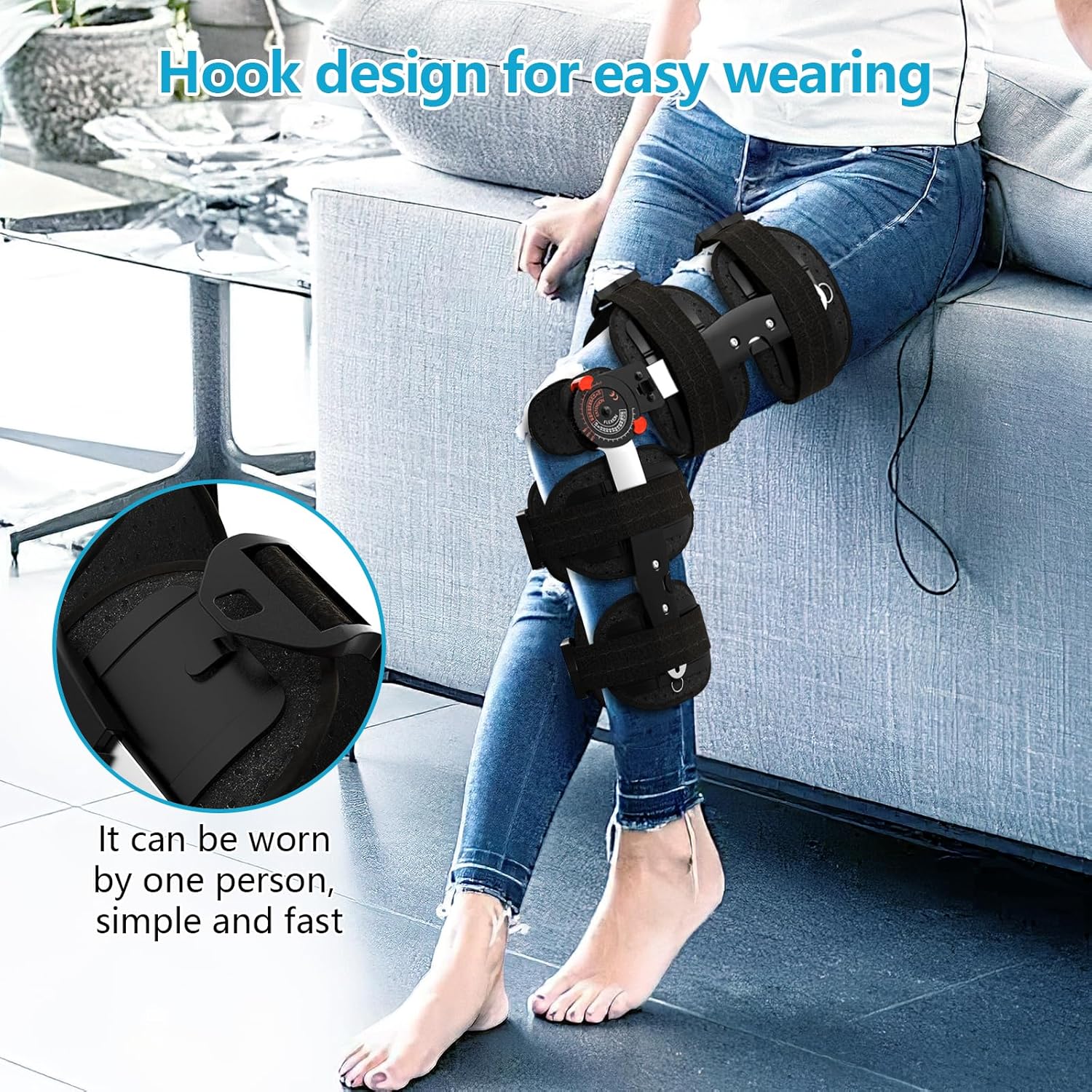 KTS Hinged Knee Brace for Arthritis Pain