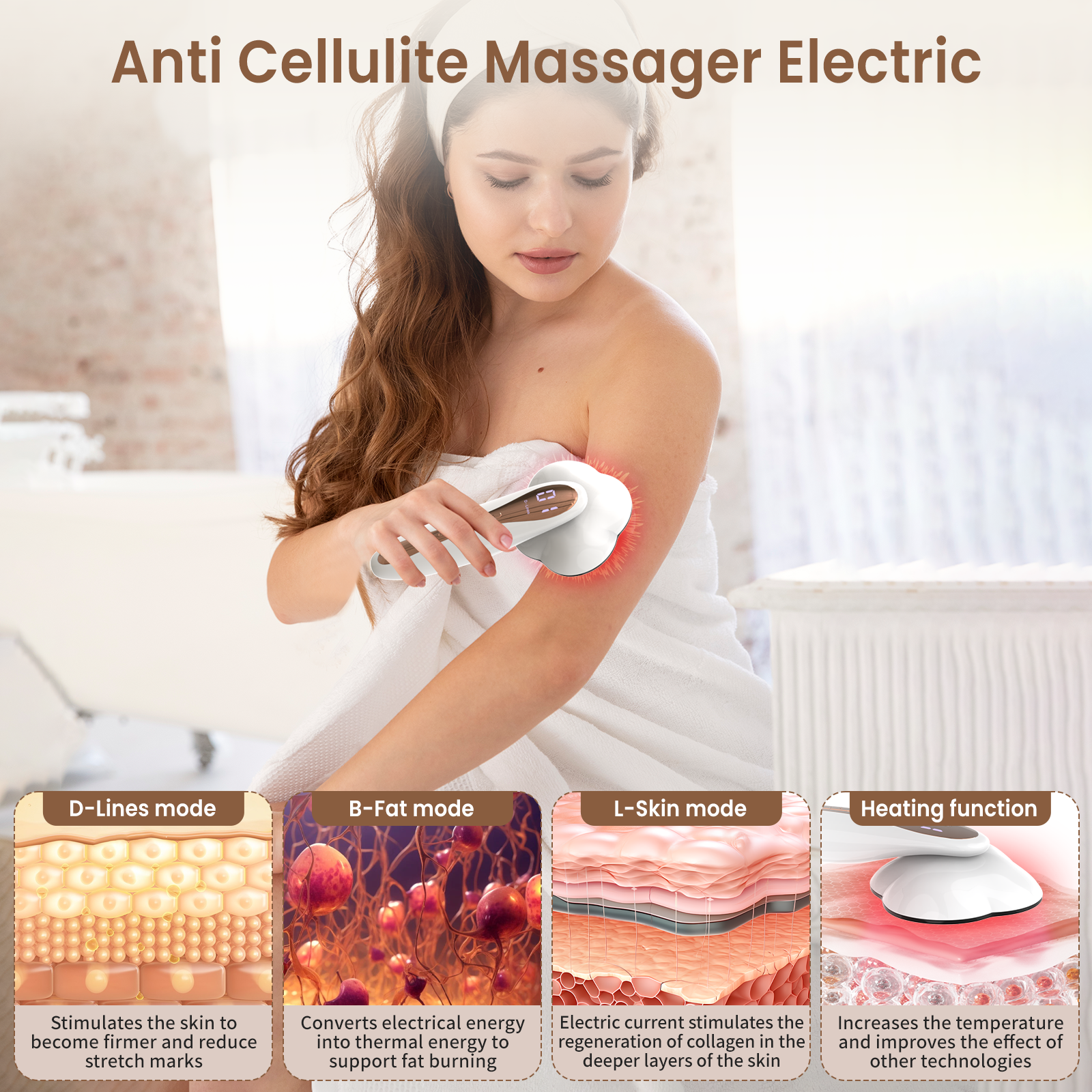 EMS Handheld Laser Electric Cellulite Beauty Device