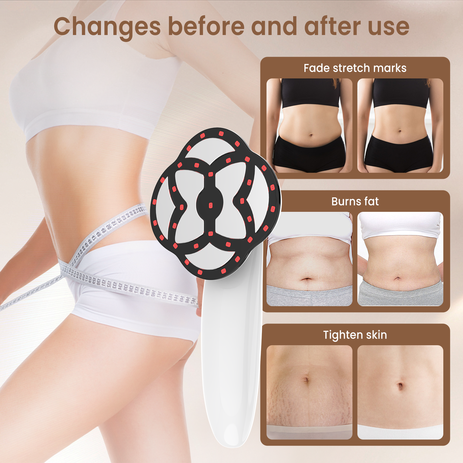 EMS Handheld Laser Electric Cellulite Beauty Device