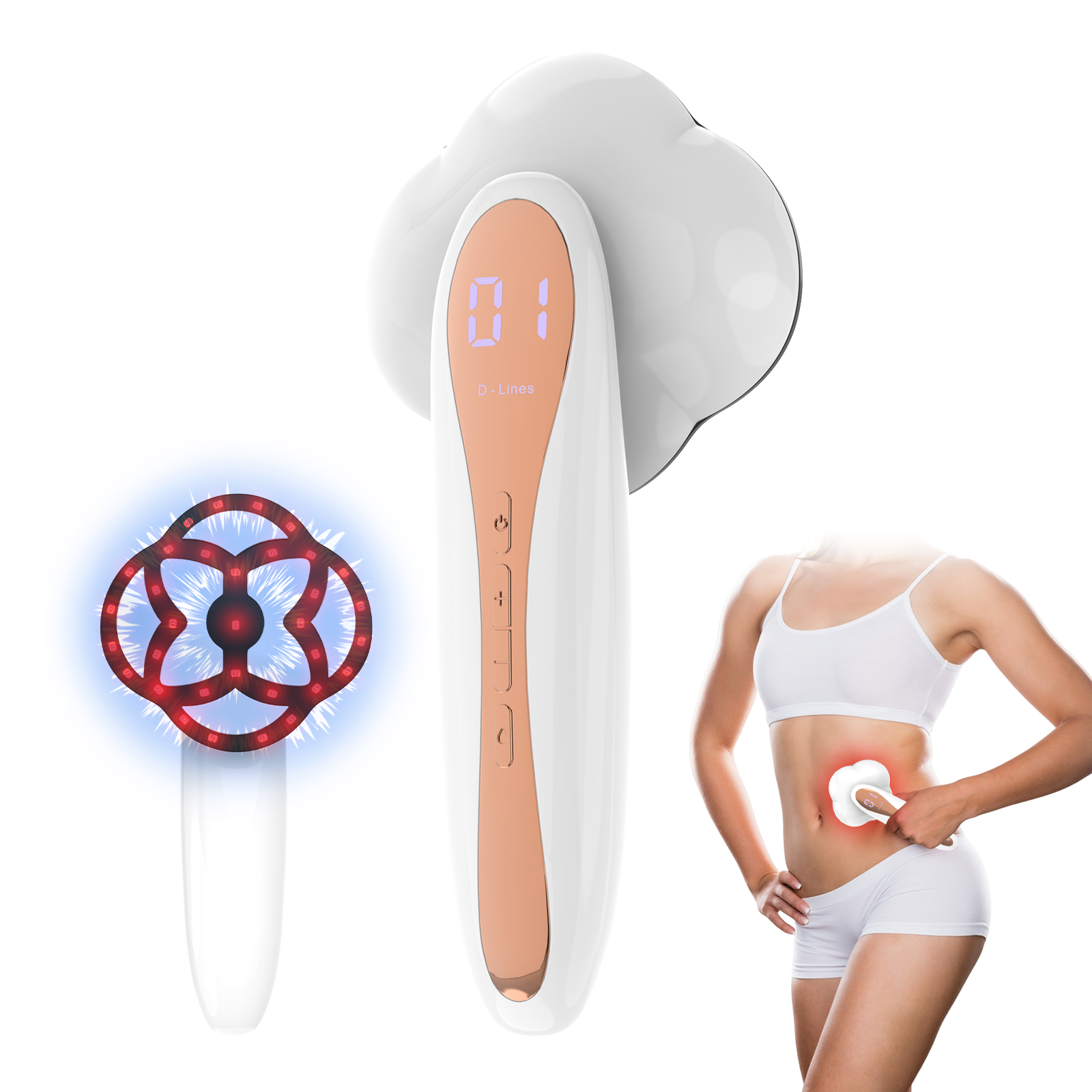 EMS Handheld Laser Electric Cellulite Beauty Device