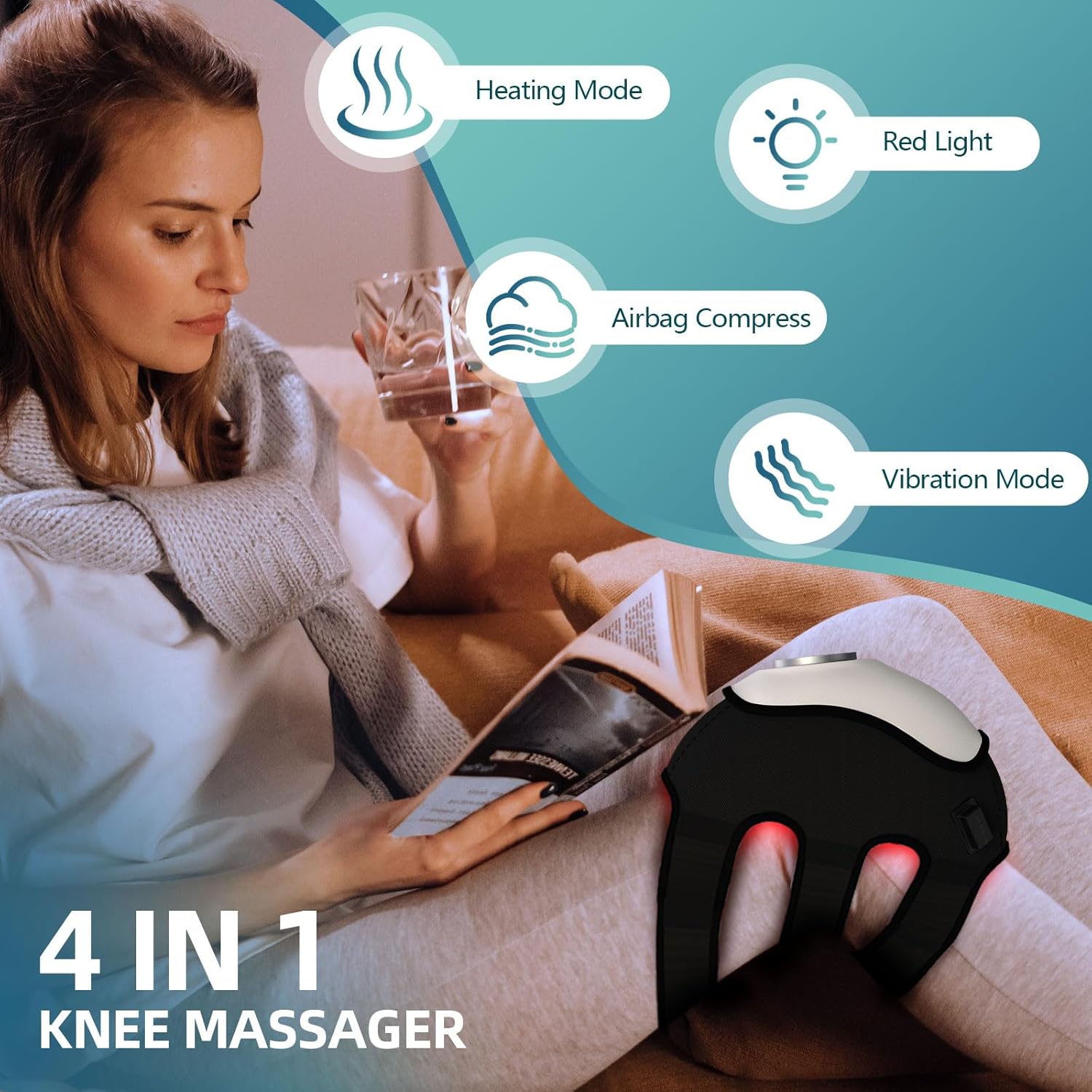 KTS Laser Therapy Knee Massager for Pain Relief 3.0